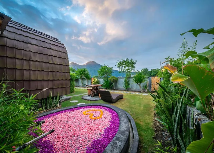 ロッジ Tegal Bamboo & Private Hot Spring *
