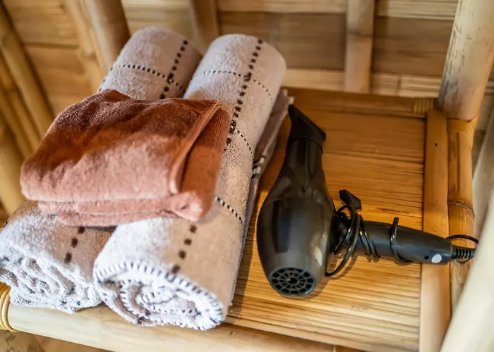 Tegal Bamboo & Private Hot Spring ロッジ Baturaja